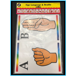 Sign Language and Braille Learning Cards